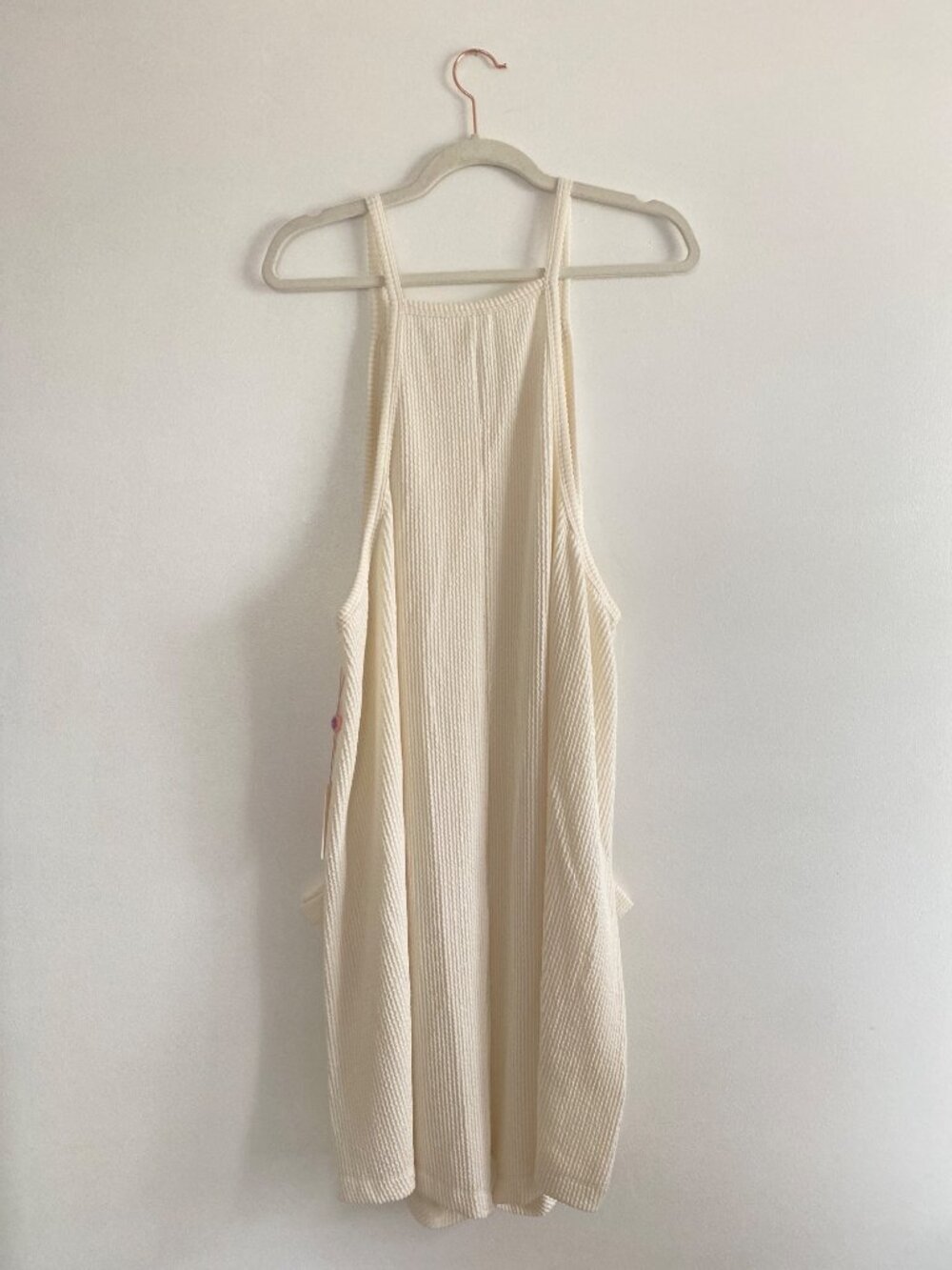 Simply Southern Women's Ivory Textured Sleeveless Romper Slouchy Size XXL - Picture 5 of 6
